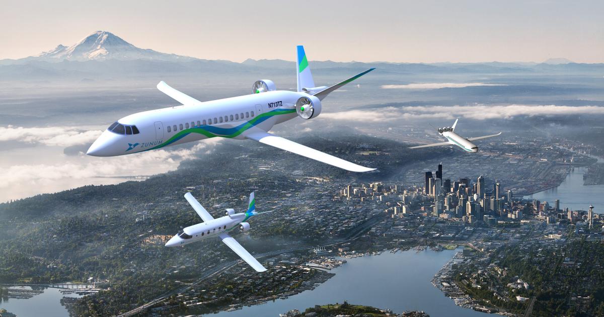 Zunum ZA10 hybrid-electric aircraft