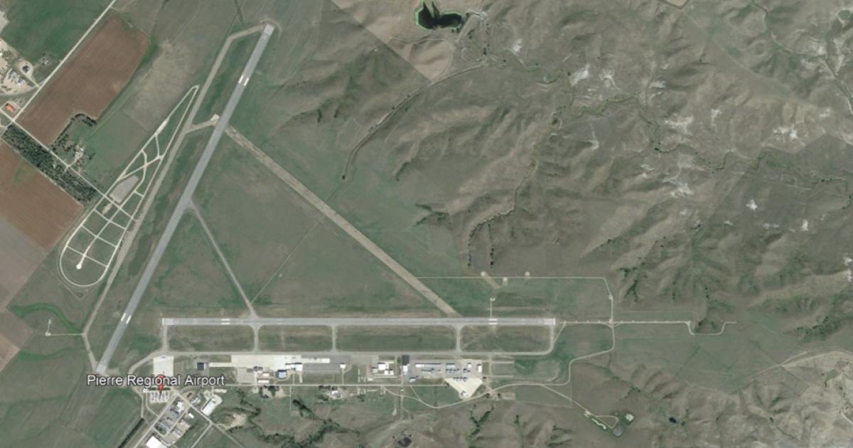 Aerial Photo of Pierre Regional Airport (KPIR)