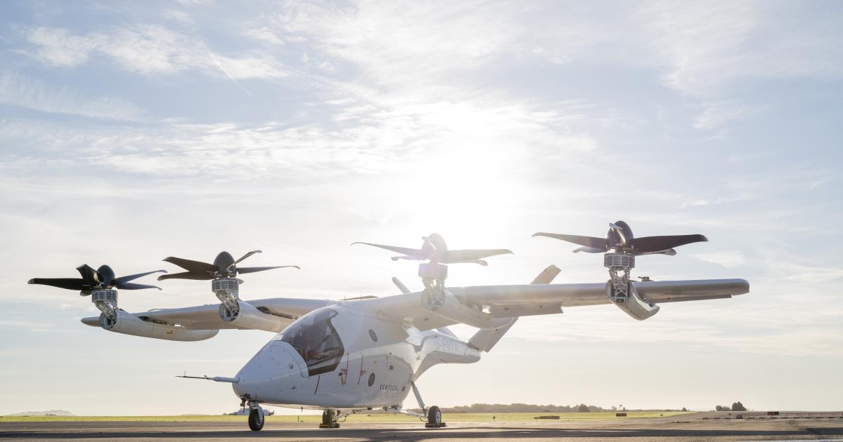 Vertical Aerospace VX4 eVTOL aircraft