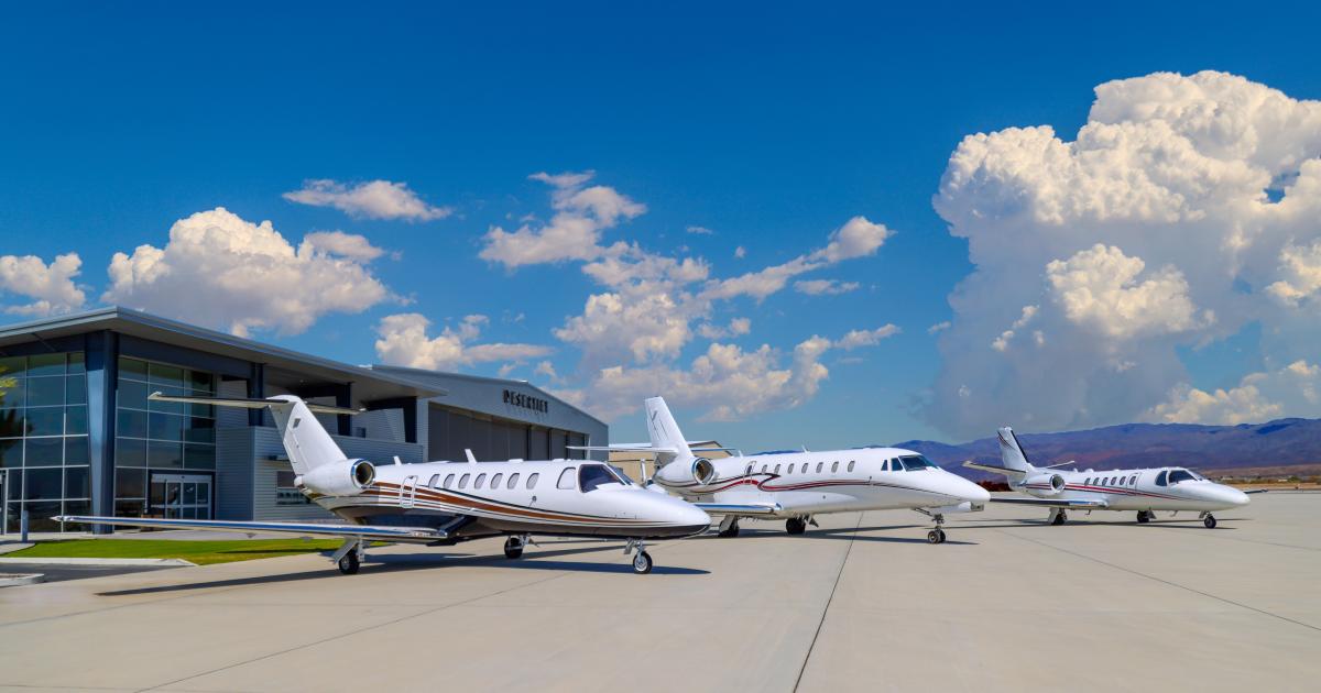 Desert Jet charter fleet 