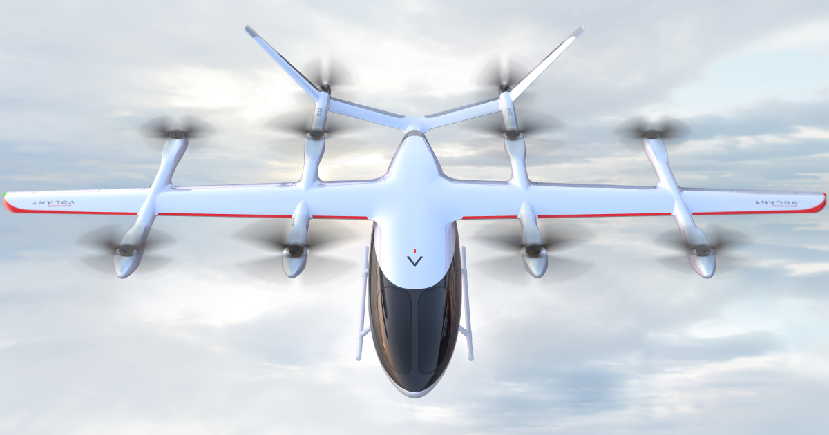 Volant's VE25-100 eVTOL aircraft