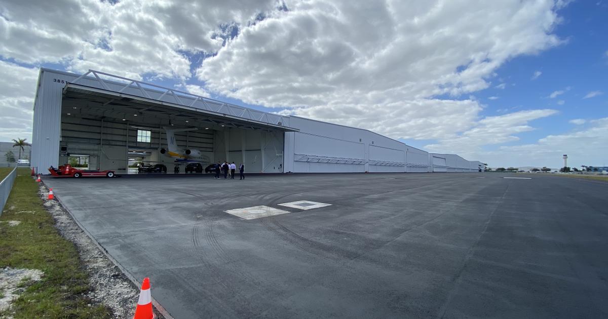 Sky Harbour hangar complex in Miami