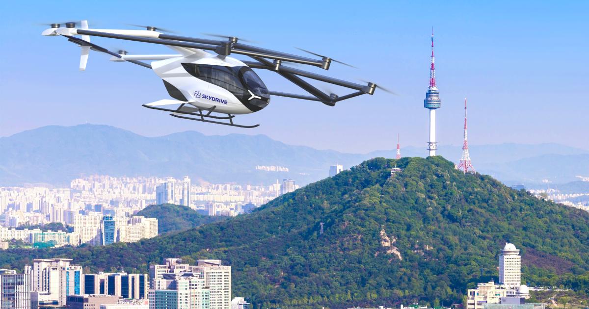 SkyDrive is developing a three-seat eVTOL aircraft.