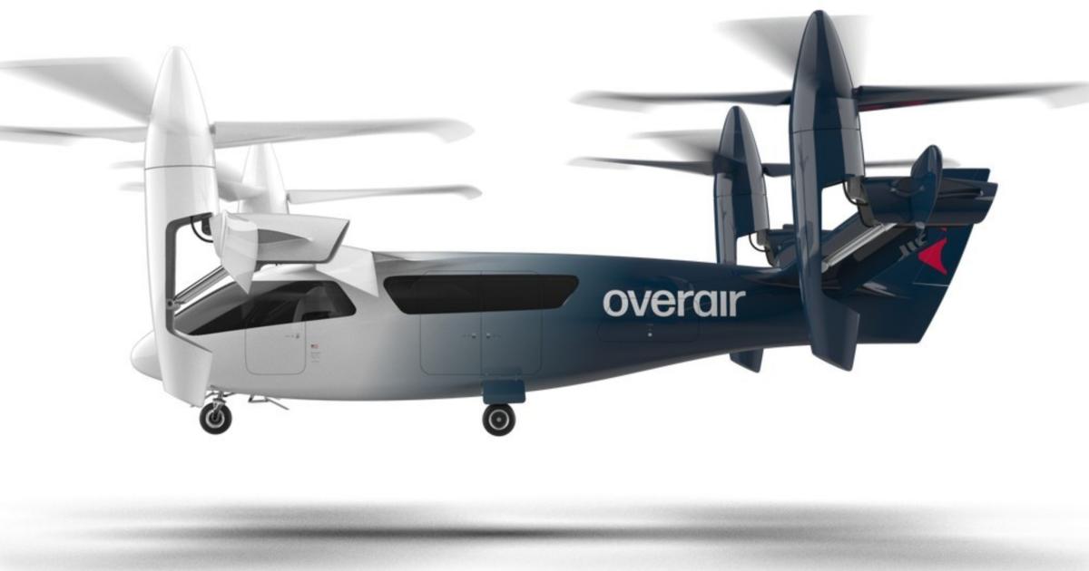 Overair's Butterfly eVTOL prototype