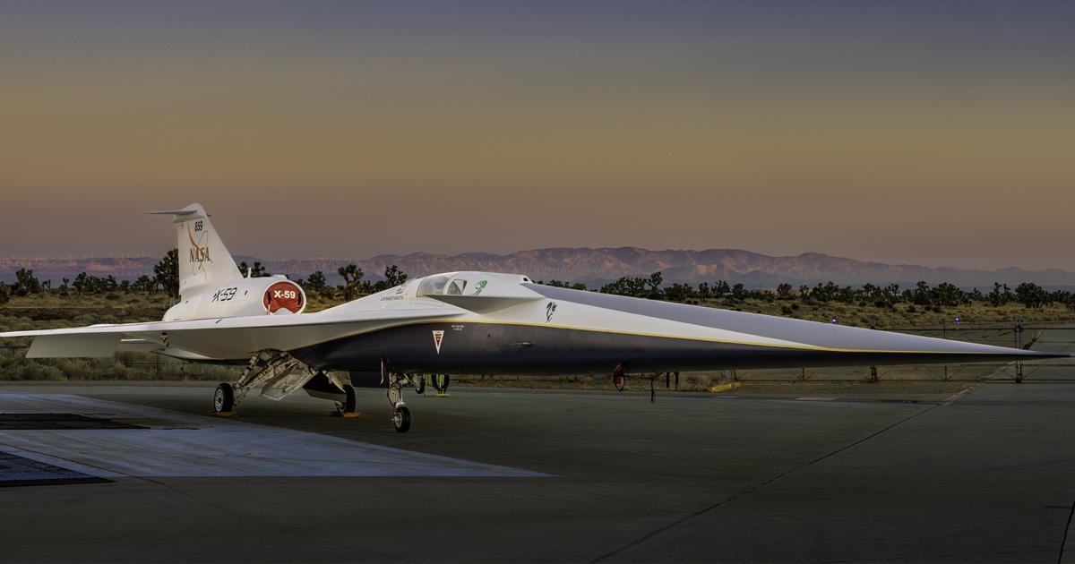 NASA's X-59 supersonic technology demonstrator