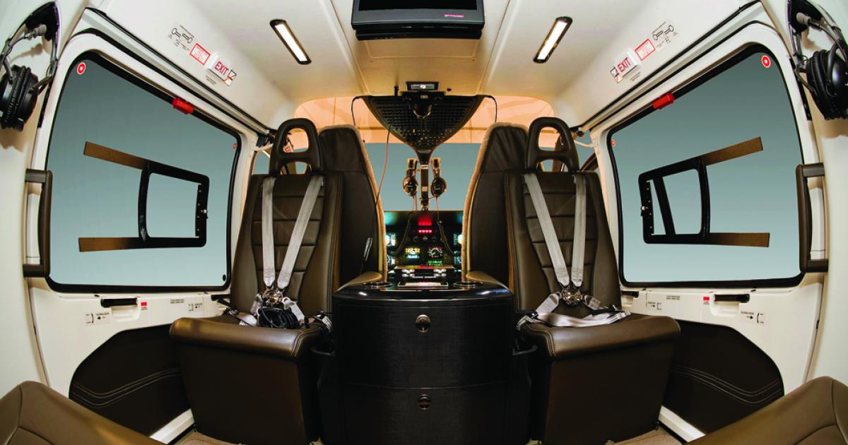 A slow but steady industry recovery has encouraged Eurocopter to invest in new cabin designs.