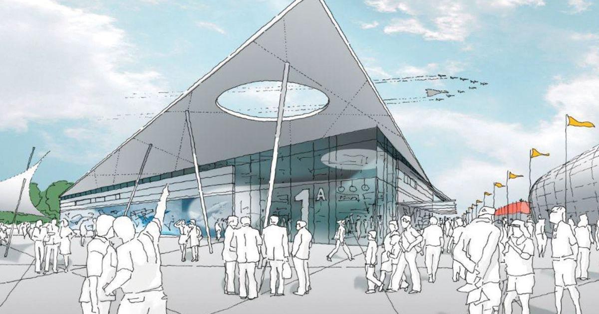 A two-phase upgrade to the Farnborough International Airshow site will see, first, a permanent chalet row, followed by a permanent exhibit hall. Phase 1 should be completed in time for next year’s show. Phase 2 is scheduled for completion in time for the 2016 event.