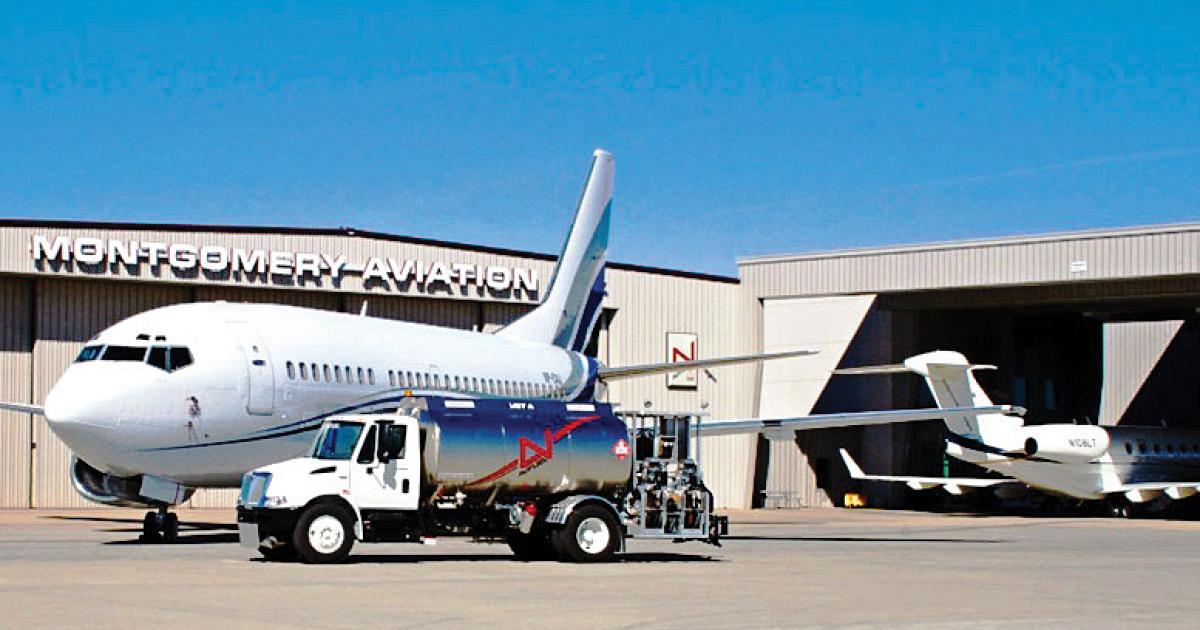 Montgomery Aviation is home to 22 business jets.