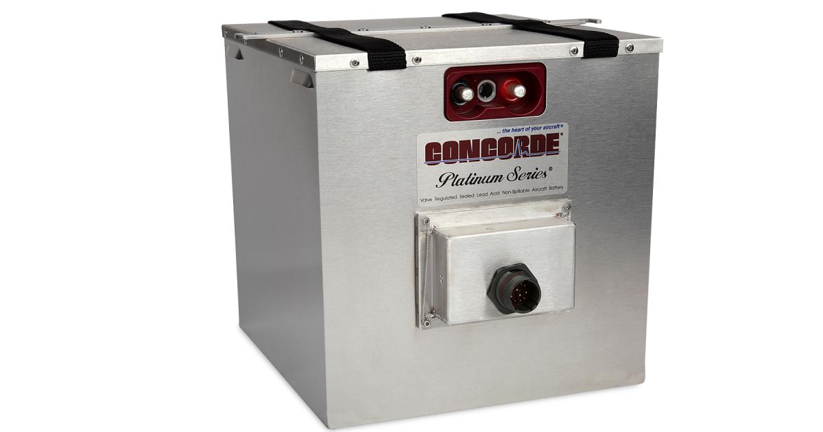 Concorde Battery's RG-380E/44SKH battery has a capacity of 42 Ah.