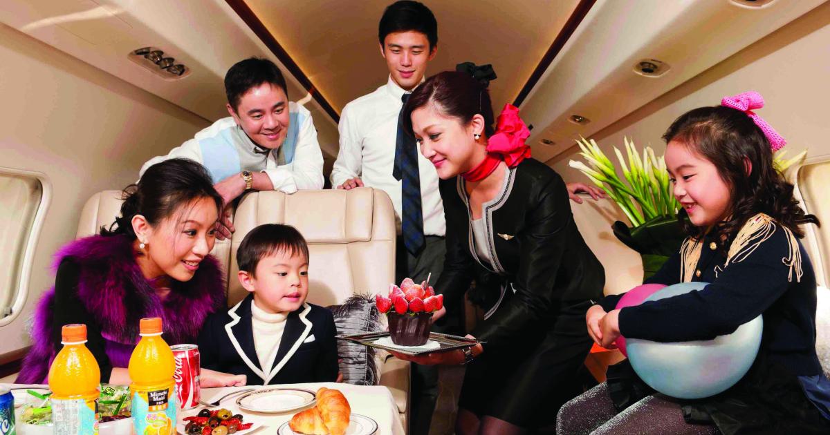 Wealthy Chinese travelers are starting to better understand the various options for using private aircraft.