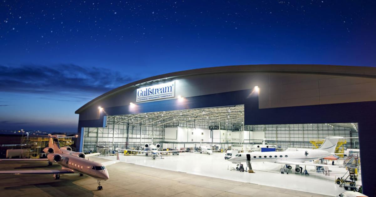 Gulfstream’s support center at Luton Airport provides a range of support capabilities, including a CAMO (continued airworthiness management organization) that currently manages 15 aircraft.