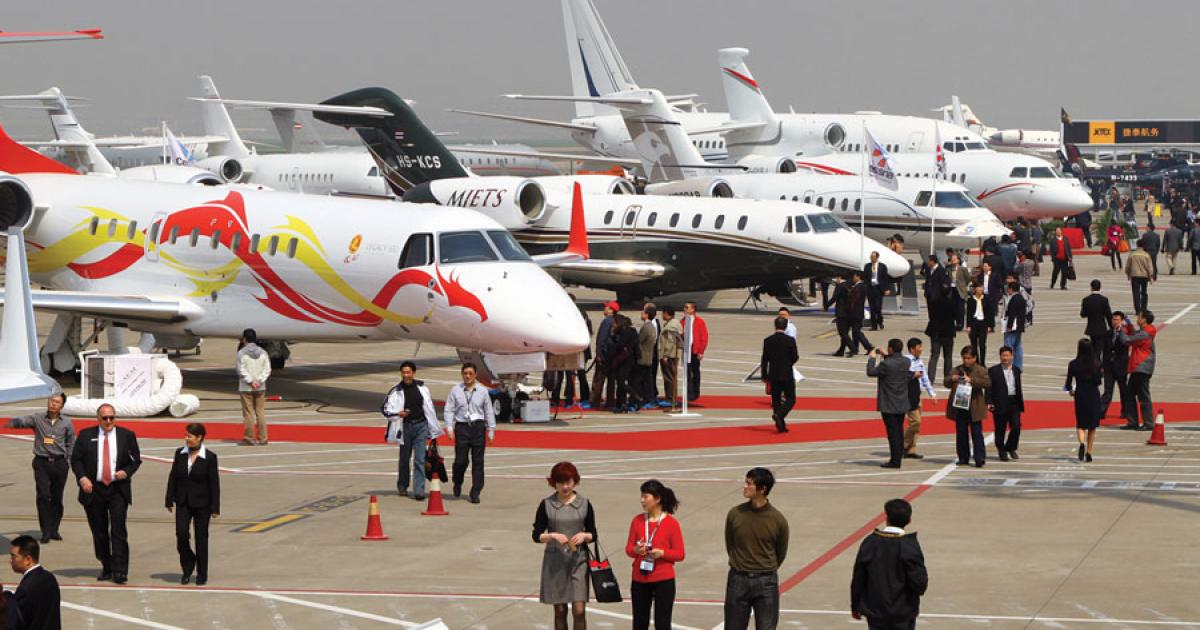 Large-cabin business jets currently are most popular among Chinese buyers, but industry observers predict the narrowbody, lower end segment will make inroads as the industry evolves.