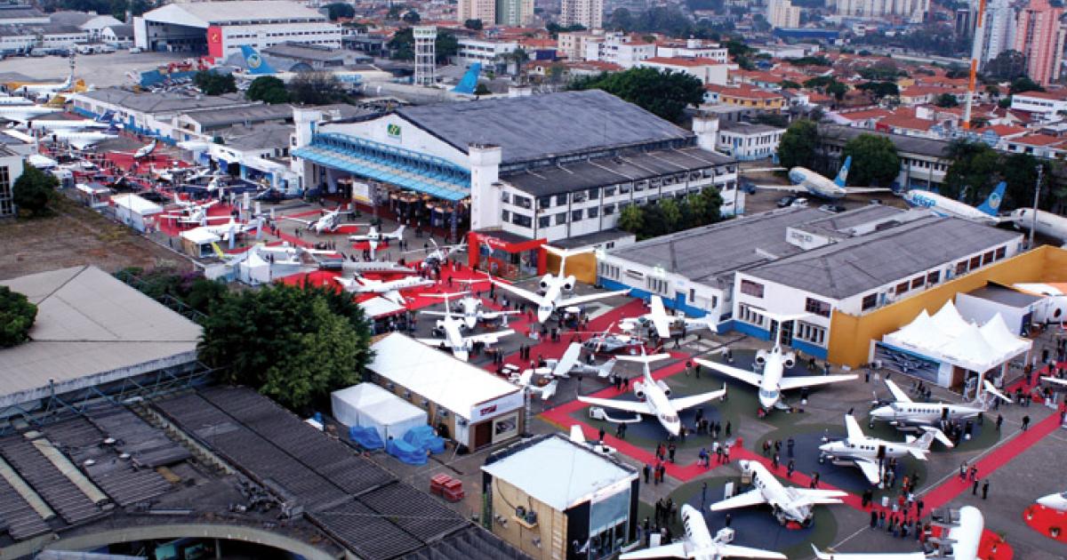 Although the recession has been slow to release its hold on the industry, the mood at last month’s Labace in São Paulo, Brazil, was optimistic, with a record 14,000 visitors, 56 aircraft on the static display line and 150 exhibitors.