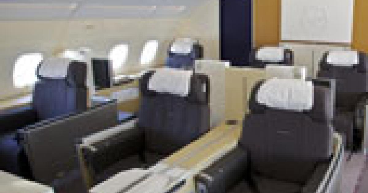 Lufthansa has selected CTT’s Cair cabin humidification system to keep its first class passengers from drying out at altitude, creating relative humidity levels of 20 to 25 percent.

