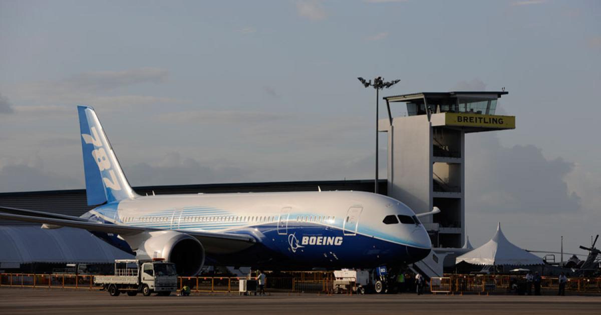 Boeing's 787 Dreamliner. Photo by Mark Wagner.