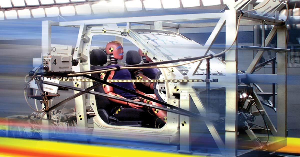 Aviation Occupant Safety has been testing new inflatable restraint systems in development.