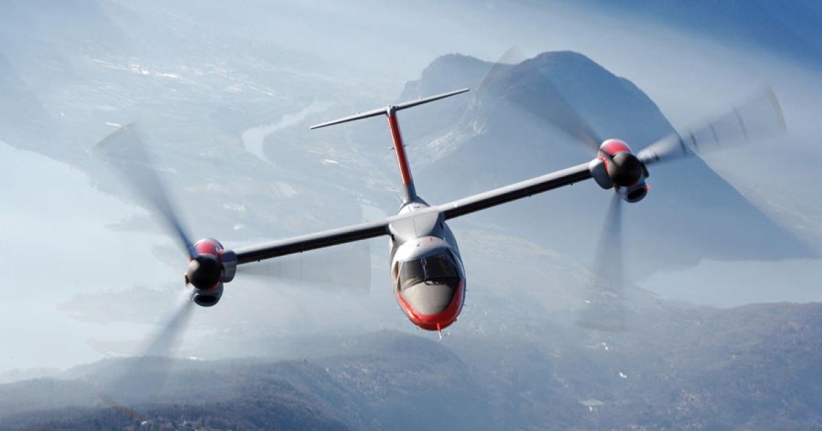 The PT6C-67A that will power  the AW609 is rated at 1,675 shp  for max continuous power and 1,940 shp for max takeoff. 