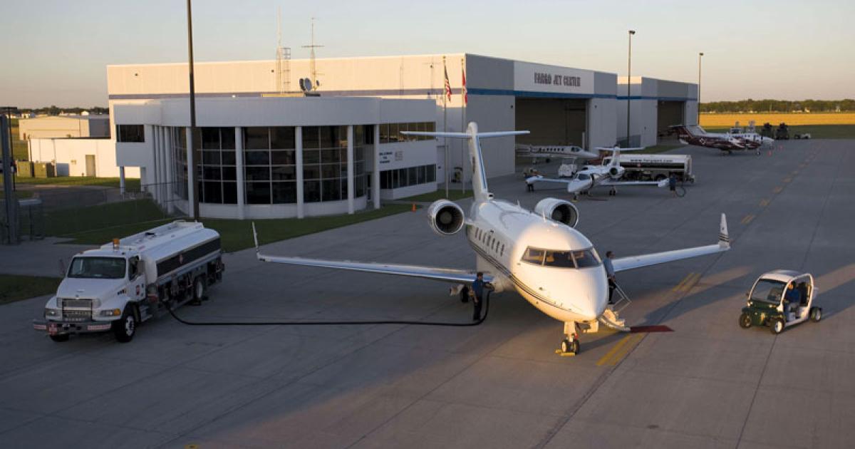 Fargo Jet Center, a full-service FBO located at Hector International Airport, is an Avfuel dealer and operates an FAA Part 145 repair station offering aircraft maintenance and avionics services. 