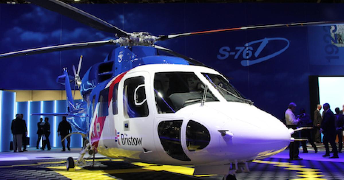 Sikorsky unveiled its new S-76D at Heli-Expo.