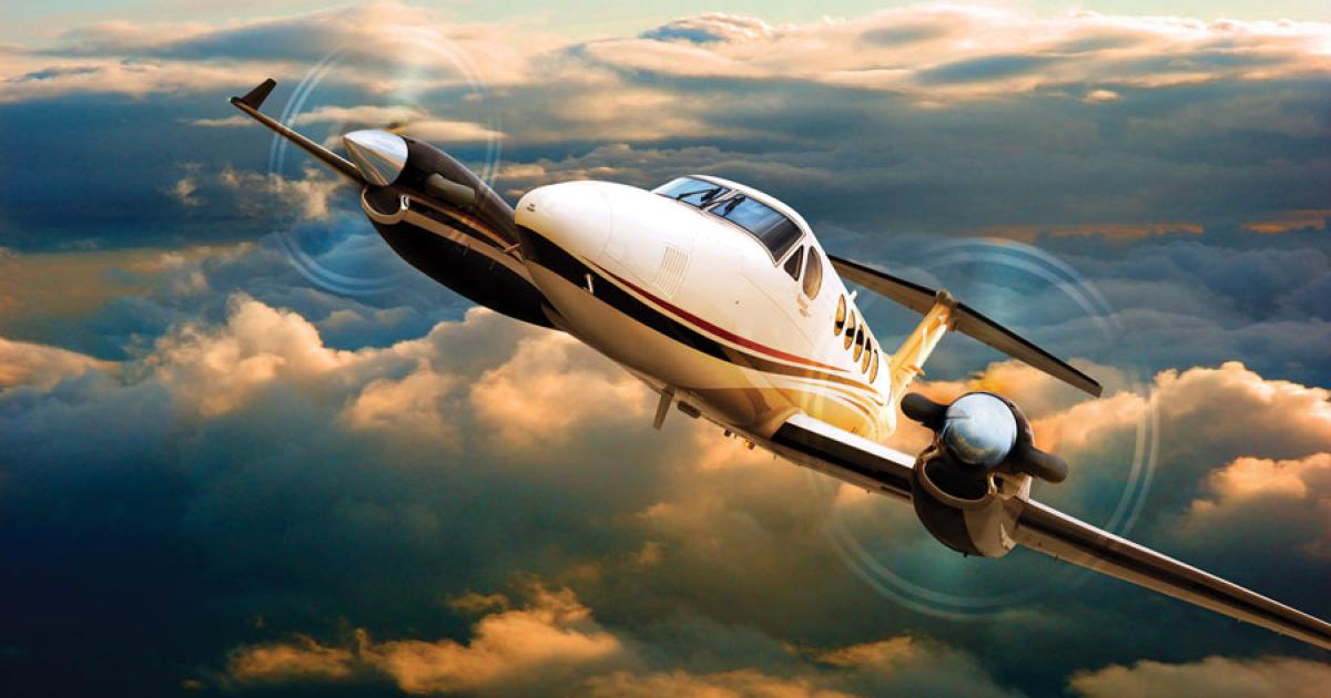 Despite struggles during the recession, Hawker Beechcraft’s King Air line has continued to sell well and the company delivered 107 last year including military aircraft.