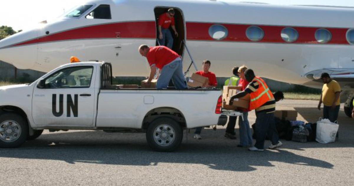 AIN Rides Along on Honeywell Relief Flight to Haiti