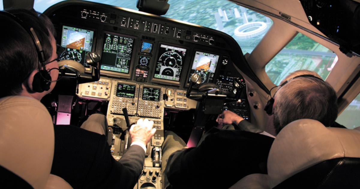 Replicating previous disasters in the safety of a simulator–under the right conditions–could help prevent accidents.(Photo: FlightSafety International)
