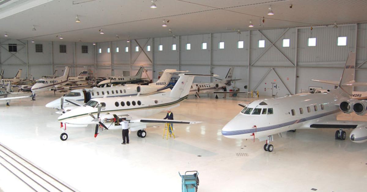 J.A. Air Center provides maintenance for a line of business aircraft, from pistons to turbines.