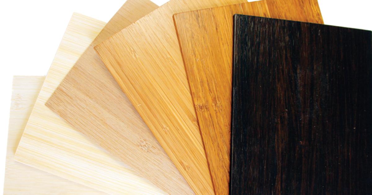 Lamboo claims its Lamboo Elite “engineered bamboo” for aircraft interiors can be stained or dyed to match most colors and can accept high-gloss finishes. 