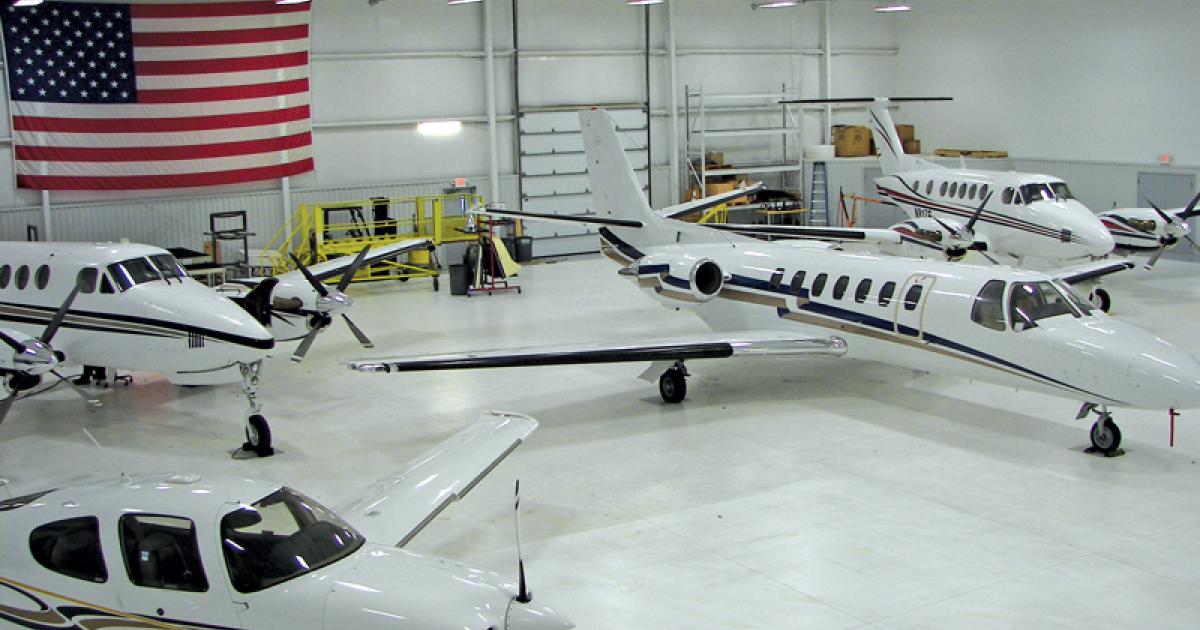 AirQuest Aviation is an authorized dealer for the Cirrus and Diamond. The company maintains those aircraft as well as King Airs, Citations and Hawker 400s.