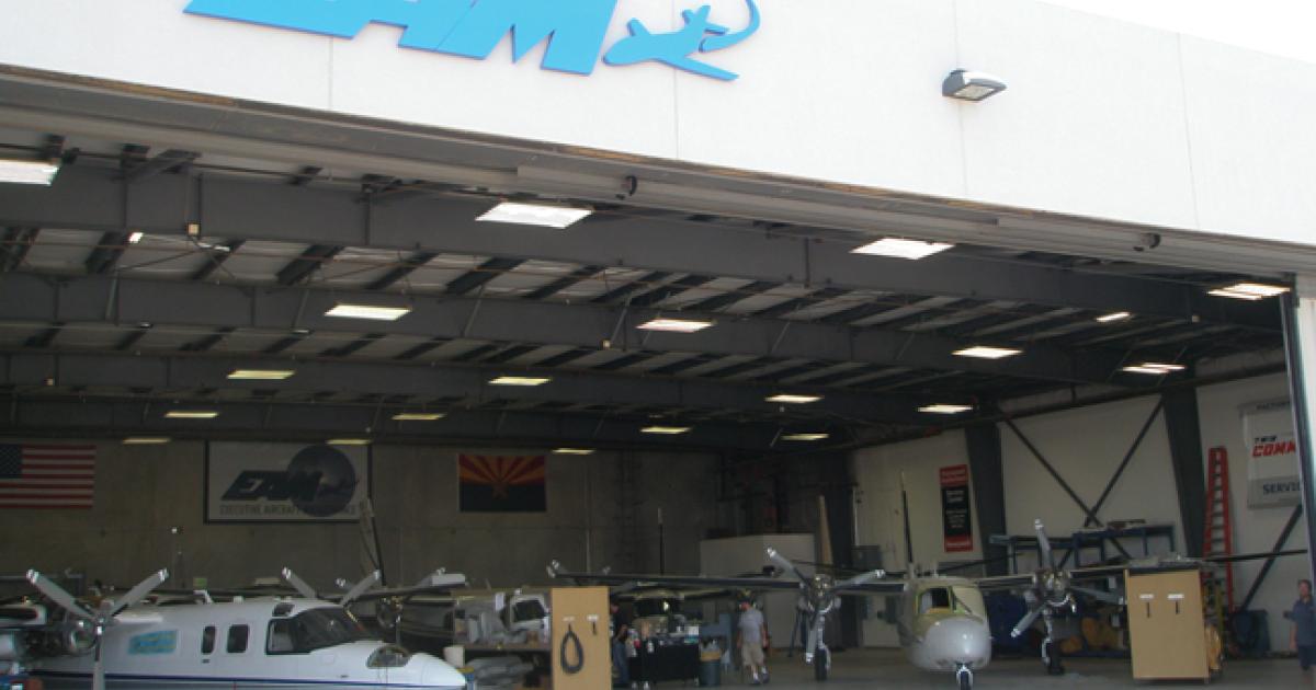 Executive Aircraft Maintenance has been in growth mode since it began operations in 2004. 