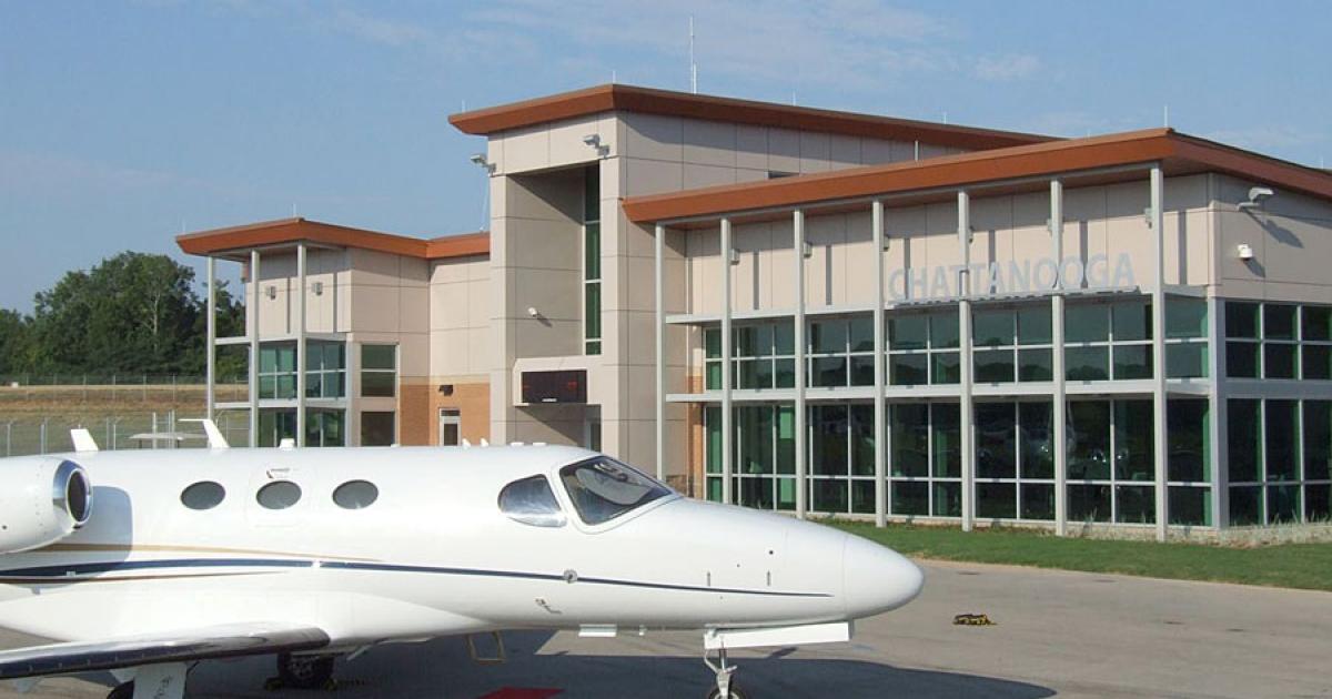 NATA has expressed continuing concern over Chattanooga's Metropolitan Airport Authority's (CMAA) alleged use of more than $10 million in government grants to establish its own FBO to compete with the airport's existing Tac Air facility to which the CMAA also serves as the landlord. The CMAA said it created the new FBO, which is managed by Wilson Air Center (shown here), to address uncompetitive fuel pricing at the airport. 