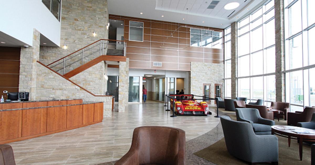 Henricksen Jet Center recently completed a 22,500-sq-ft terminal at the private airport.