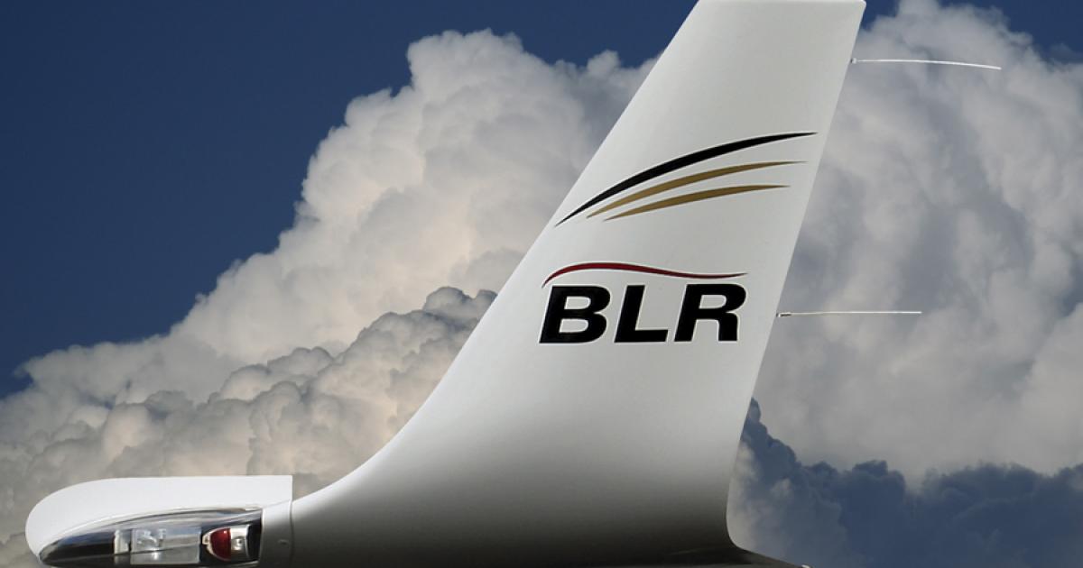 As winglets BLR melhoram a performance aerodinâmica do Beechcraft King Air 250 por 5 cento.