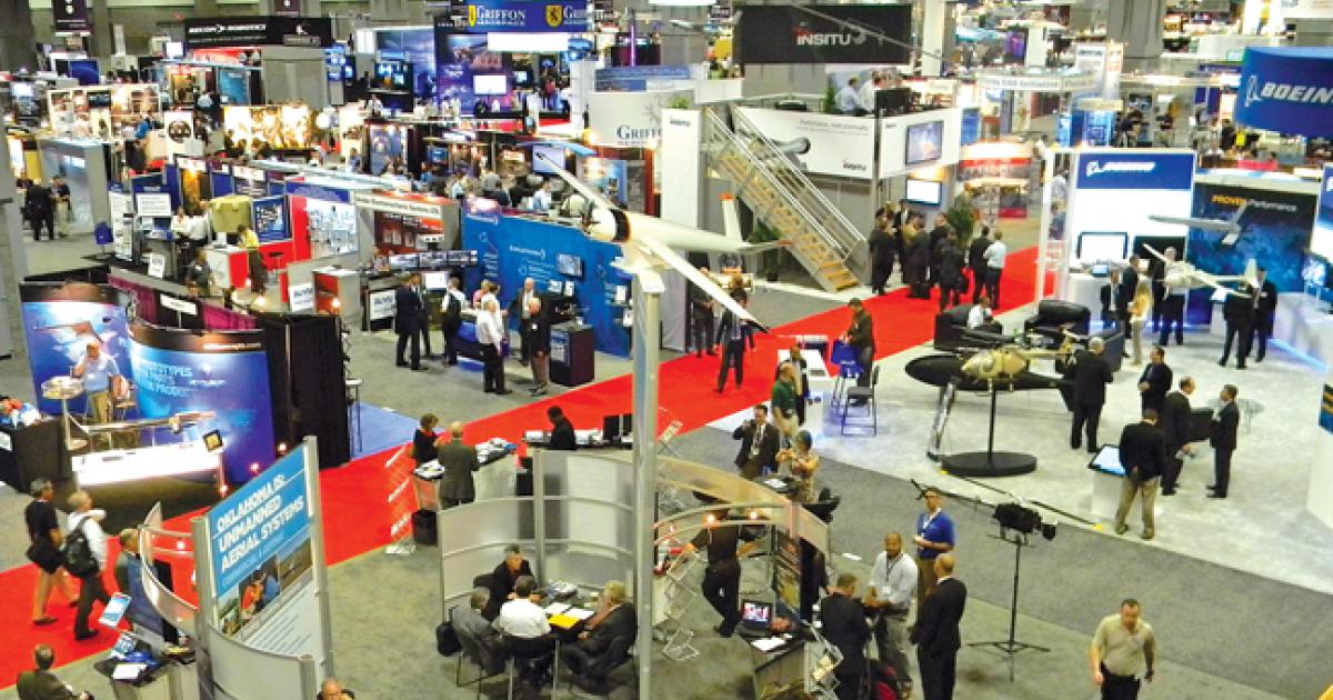 The Unmanned Systems 2013 conference attracted 593 exhibitors and 8,000 registered attendees to the Washington, D.C., Convention Center, according to the sponsoring Association of Unmanned Vehicle Systems International.