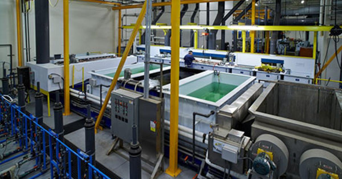 Able’s in-house metal finishing and chemical processing facility provides enhanced capacity and expanded capabilities.