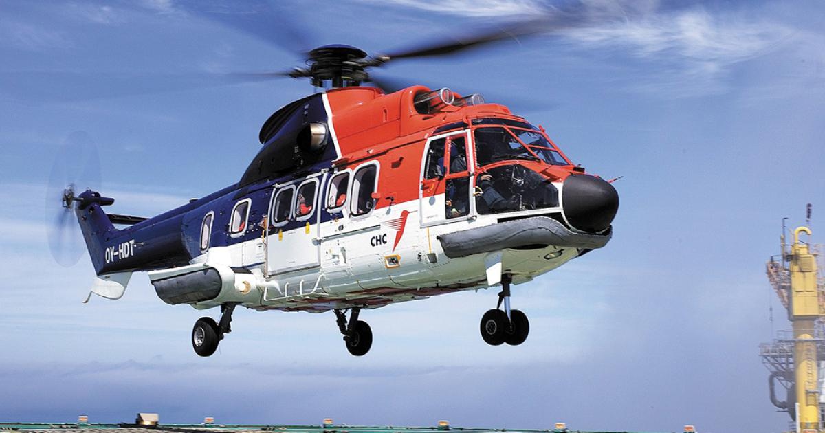 On August 24 the Helicopter Safety Steering Group recommended a temporary grounding of all Super Puma flights–more than 50 percent of the capacity in the North Sea–before recommending a return to flight five days later.