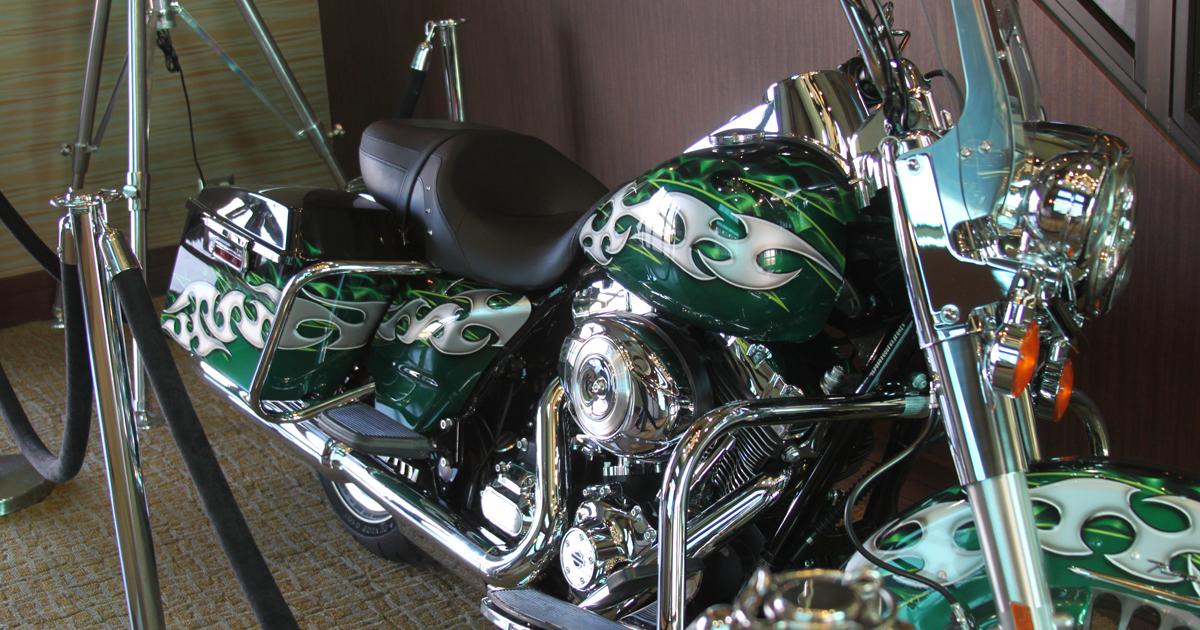 Visitors to Million Air’s booth will have a chance to win a customized Harley Davidson motorcycle.