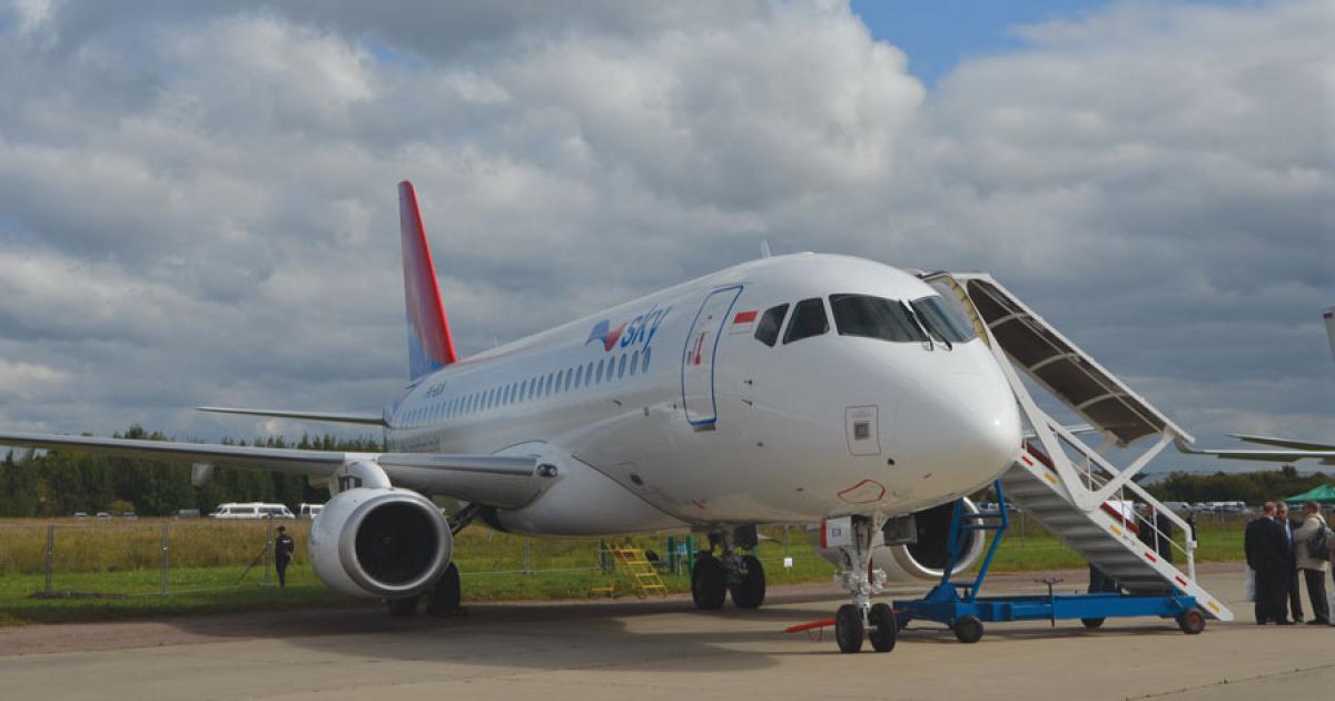 Indonesia’s Sky Aviation took delivery of its Superjet 100s under a complex credit and lease agreement devised by Russia’s Vnesheconombank and Sukhoi.