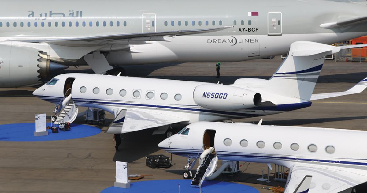 Gulfstream has enjoyed a surge of sales in the region over the 2008-2014 time period.