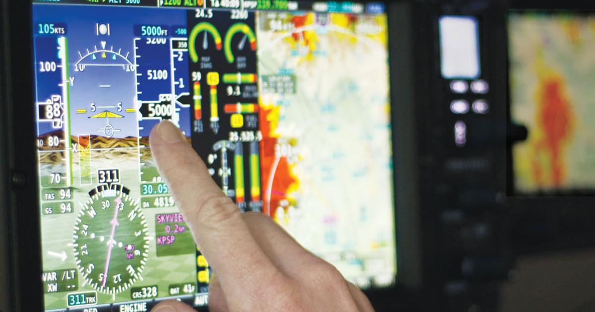 The SkyView Touch displays are designed to allow pilots to use familiar multi-touch gestures when manipulating items on the screens and panning and zooming in and out.