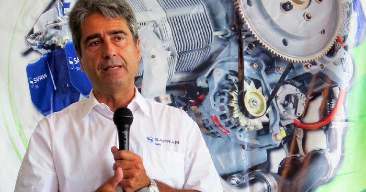 Thierry Hurtes, CEO of Safran’s SMA general aviation engine unit