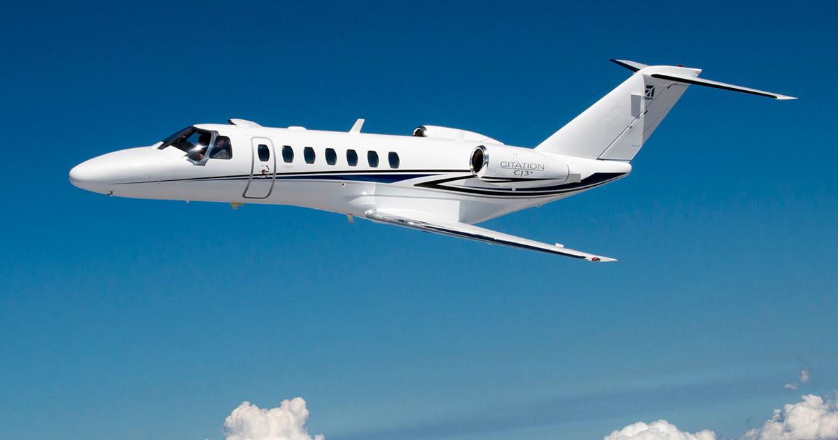 Cessna received FAA type certification for the Citation CJ3+ on September 4, some six months after the company introduced the new derivative. The twinjet features a Garmin G3000 integrated avionics suite, an automatically controlled cabin pressurization system and an advanced fault and maintenance diagnostic system. (Photo: Cessna Aircraft)