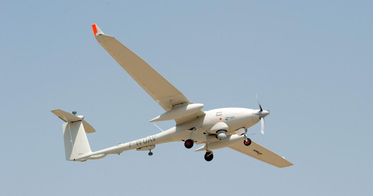 The Sagem Patroller UAV is derived from the Stemme S15 motor-glider. (Photo: Sagem) 