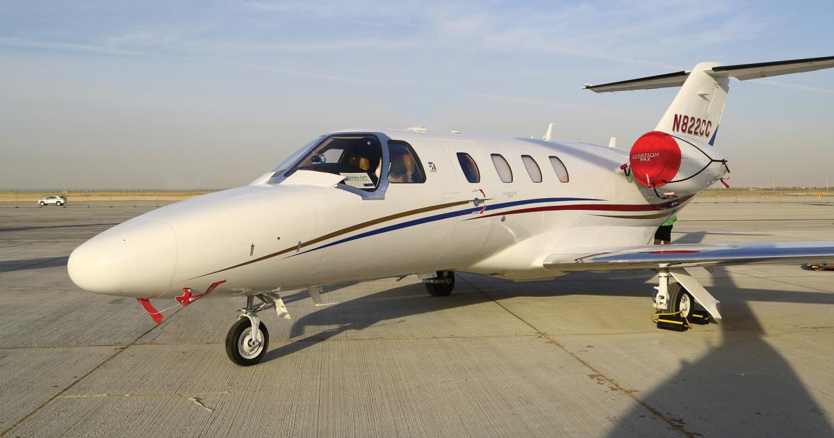 Cessna’s M-2 light jet is making its MEBA debut, along with its stablemate the Sovereign+.