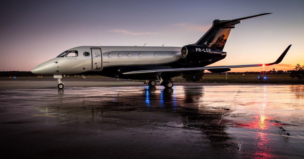 Embraer Executive Jets announced on August 31 that the Legacy 450 received FAA approval, just 20 days after the midsize twinjet was certified by Brazil civil aviation agency ANAC. The first Legacy 450 is scheduled to be delivered in the fourth quarter.