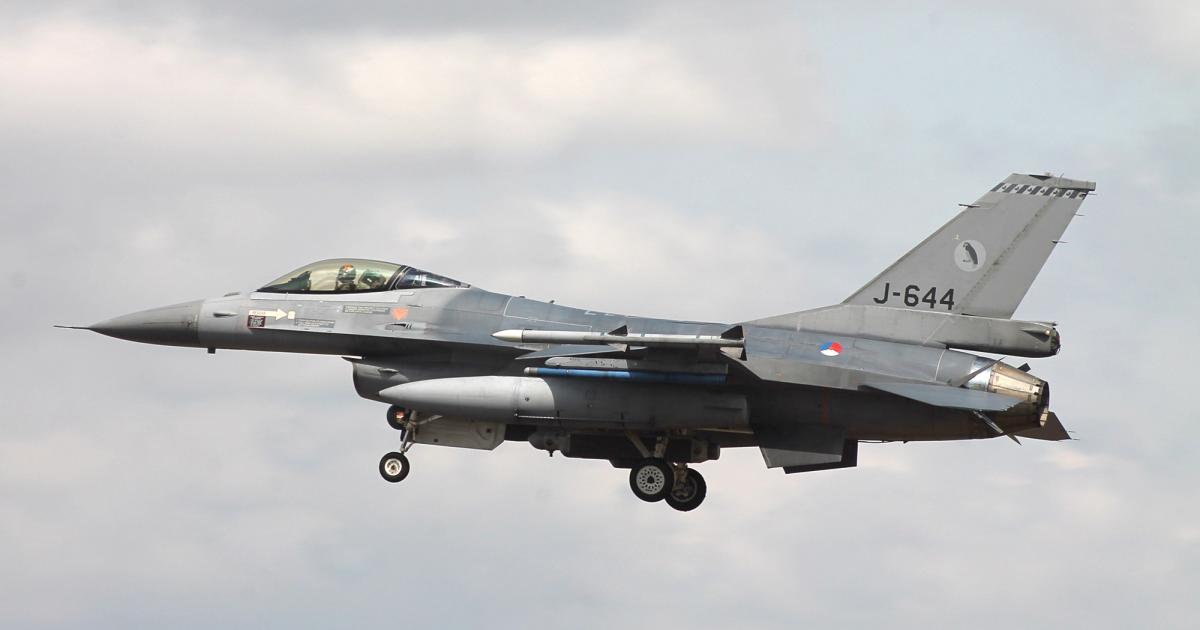 The Dutch F-16 fleet will benefit from a new repair and maintenance agreement with Honeywell Aerospace. (Photo: Chris Pocock) 