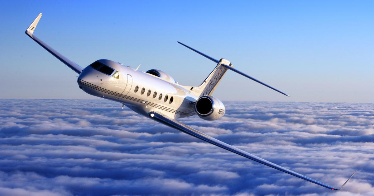 The Gulfstream G550 and its G650/ER sibling are the top long-range jets in Asia Pacific.