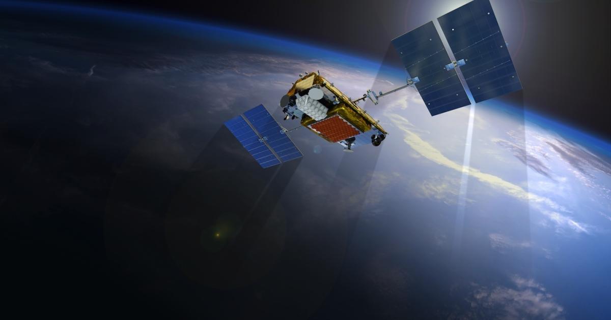 ADS-B payloads on the Iridium Next generation of satellites will provide space-based aircraft surveillance. (Image: Iridium)