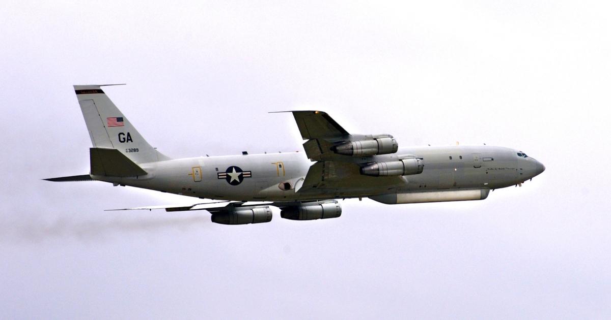 Raytheon and Northrop Grumman are developing systems to replace the existing APY-7 radar on the E-8C. (Photo: Northrop Grumman)