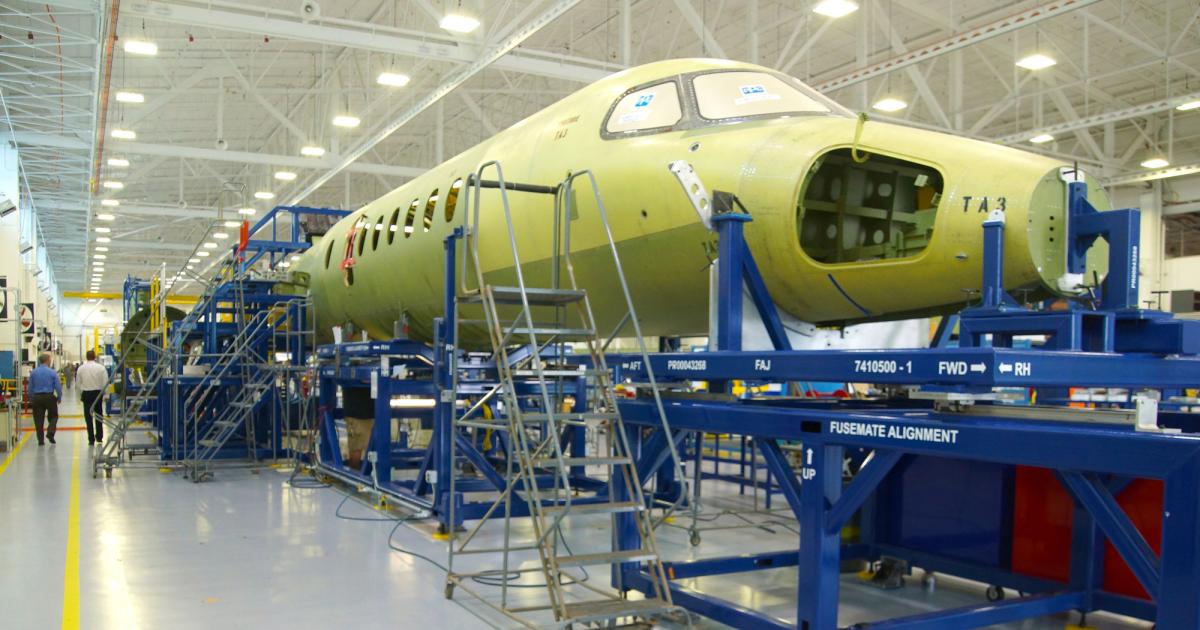 Textron Aviation’s Longitude is much more than a stretched Latitude, and it will be assembled “across town” at a freshly reconfigured Plant IV in Wichita. Photo: Matt Thurber